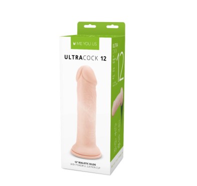 Realistyczny silikonowy penis z przyssawką 30,5 cm